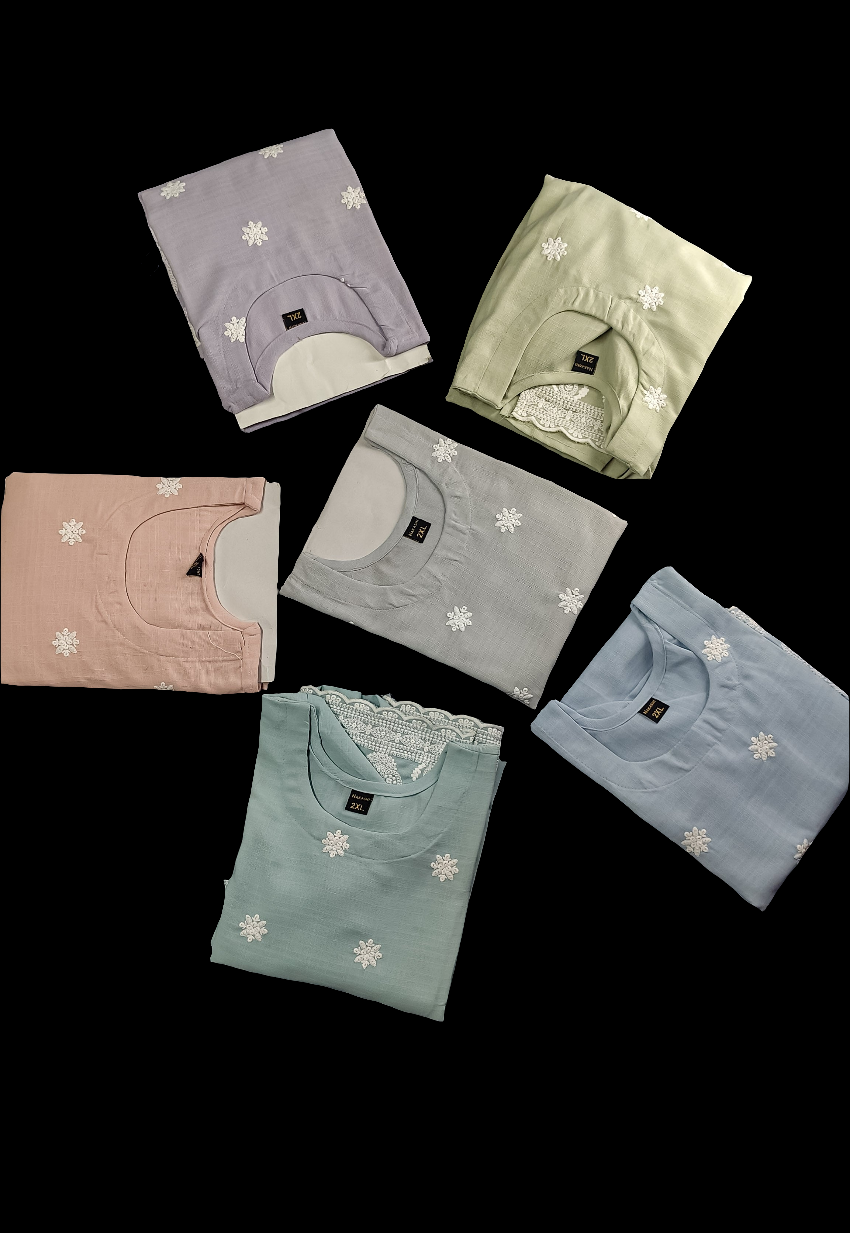 Linen Kurtis