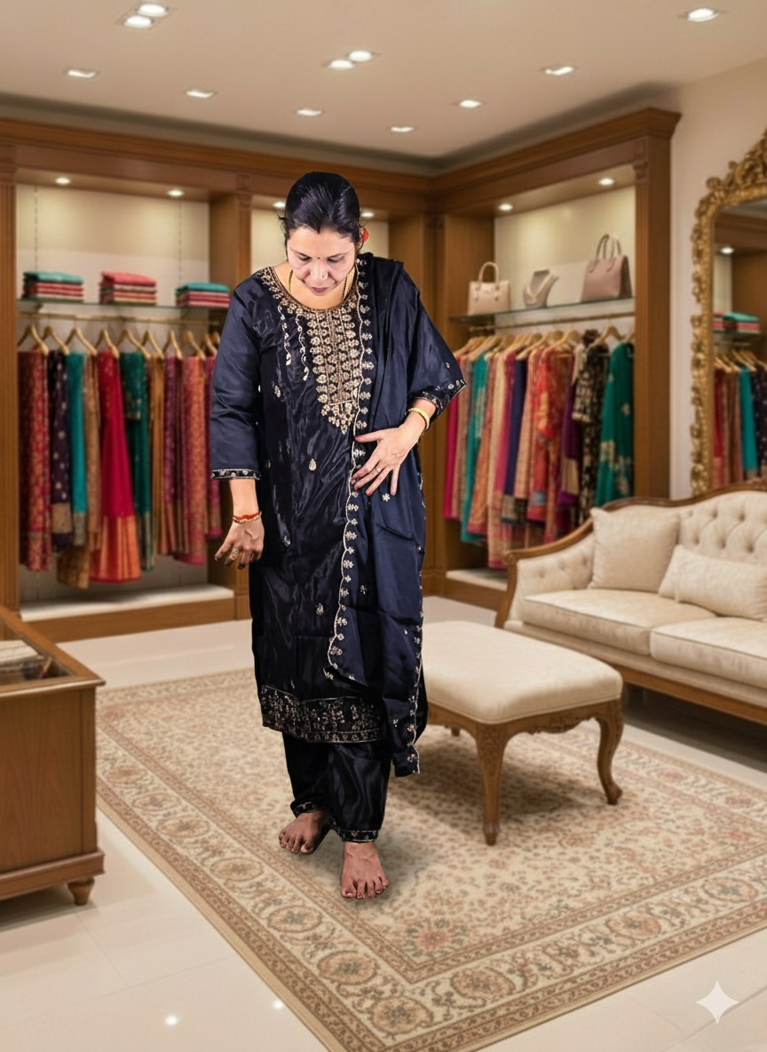 Premium Soft Silk Churidhar Set for Women