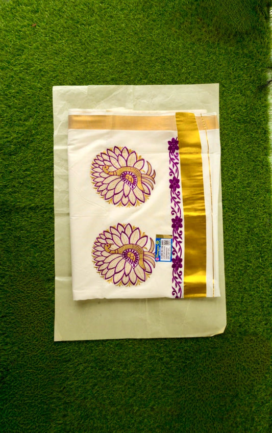 Premium Kerala set saree