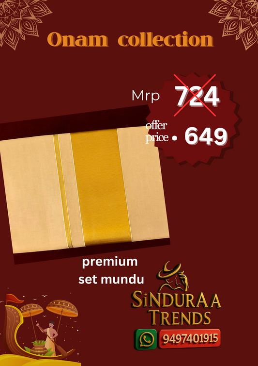 Premium set mundu