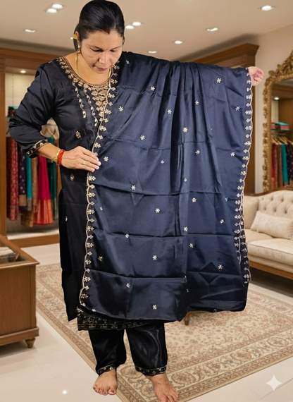 Premium Soft Silk Churidhar Set for Women